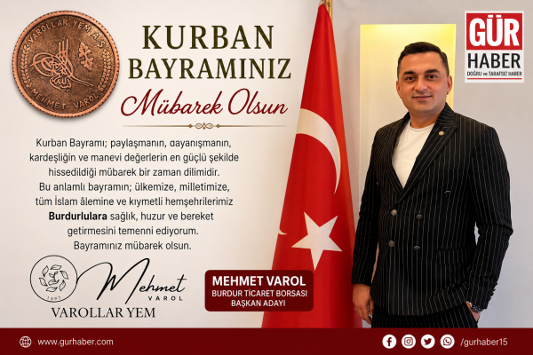 BORSA ADAYI VAROL' DAN BAYRAM MESAJI
