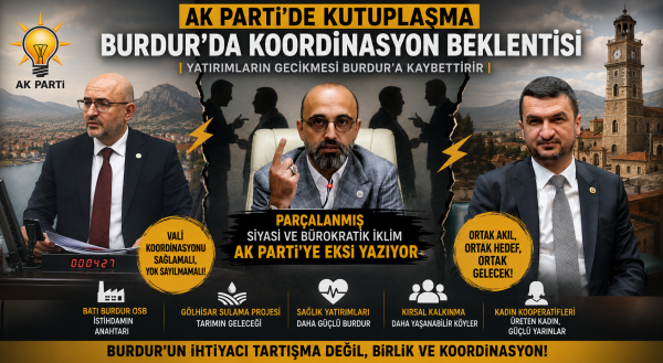 BURDUR YATIRIMLARINDA ORTAK AKIL ÇAĞRISI