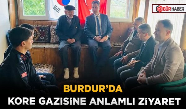 BURDUR'DA KORE GAZİSİNE ANLAMLI ZİYARET