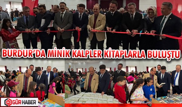 BURDUR’DA MİNİK KALPLER KİTAPLARLA BULUŞTU