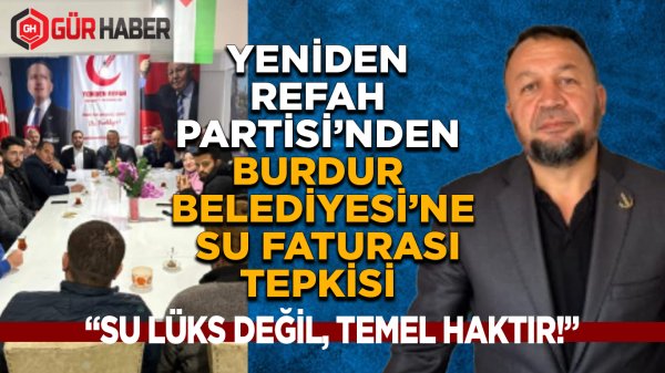 Burdur'da Su Faturası İsyanı: 