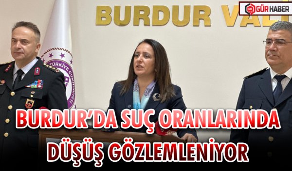 BURDUR’DA SUÇ ORANLARINDA DÜŞÜŞ GÖZLEMLENİYOR