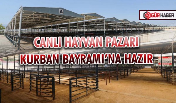 CANLI HAYVAN PAZARI KURBAN BAYRAMI’NA HAZIR