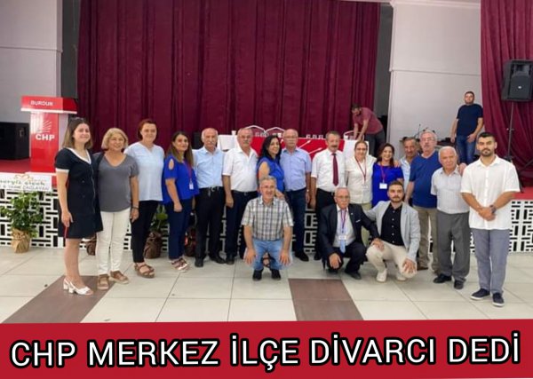 CHP MERKEZ İLÇE DİVARCI DEDİ