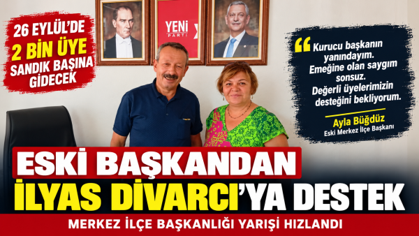 DİVARCIYA ESKİ BAŞKANDAN DESTEK