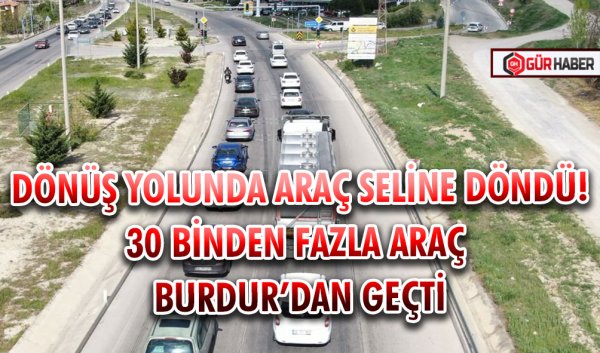 DÖNÜŞ YOLUNDA ARAÇ SELİNE DÖNDÜ!