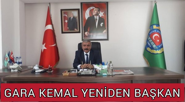 GARA KEMAL YENİDEN BAŞKAN 