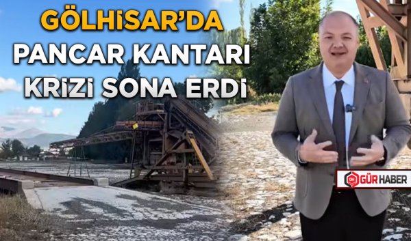 GÖLHİSAR'DA PANCAR KANTARI KRİZİ SONA ERDİ