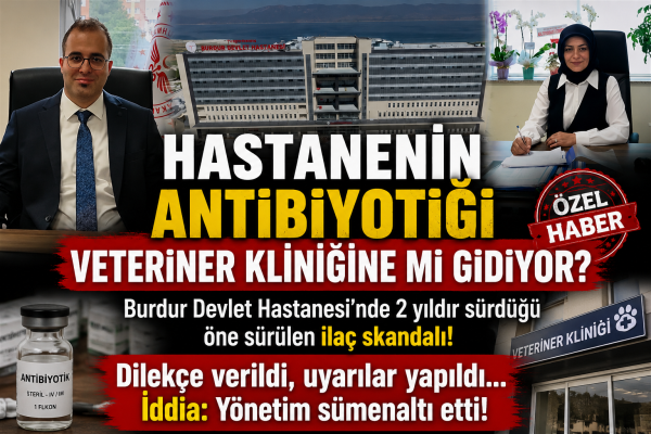 HASTANE ANTİBİYOTİKLERİ ÖZEL VETERİNER KLİNİĞİNE GÖTÜRÜLÜYOR