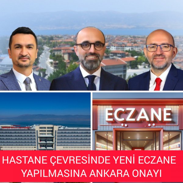 HASTANE ÇEVRESİNE YENİ ECZANE YAPILMASININ YOLU AÇILDI 