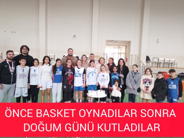 KAPALI SPOR SALONUNDA DOĞUM GÜNÜ 