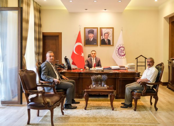 KUBİLAY VALİ ÖKSÜZ’E ÜRETİCİLERİN SORUNLARINI AKTARDI