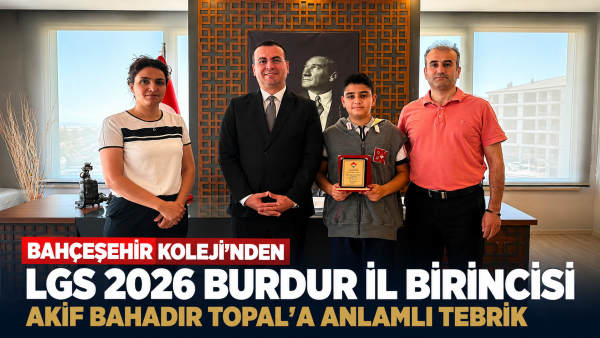 LGS İL BİRİNCİSİ BAHÇEŞEHİR KOLEJİNDEN