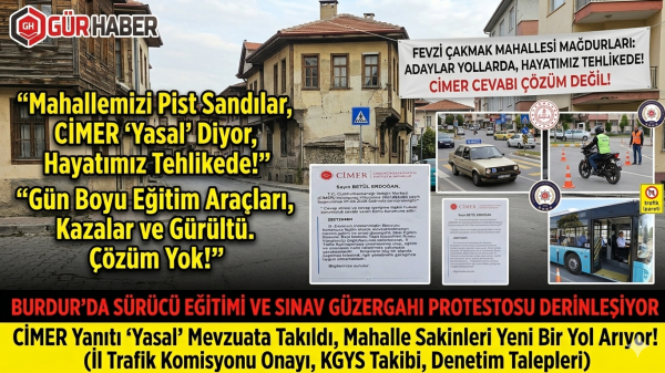 MAHALLEDE TRAFİK EĞİTİMİNE TEPKİ