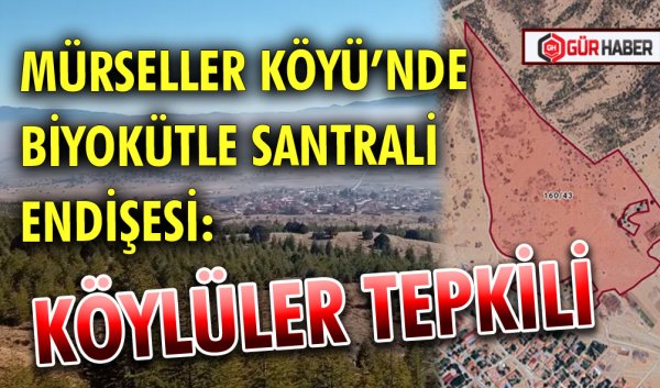 MÜRSELLER KÖYÜ’NDE BİYOKÜTLE SANTRALİ ENDİŞESİ: KÖYLÜLER TEPKİLİ
