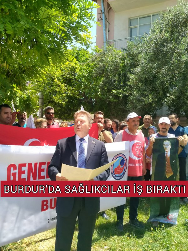 SAĞLIKCILAR İŞ BIRAKTI