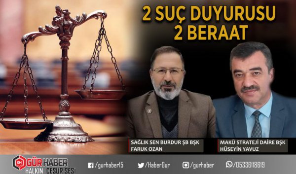 SENDİKA, BAŞHEKİM VE BAŞHEMŞİRE'YE YARGIDAN TOKAT