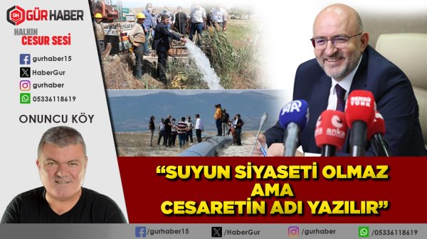 Siyasi Risk Alarak Hizmet: Adem Korkmaz'ın Cesur Duruşuyla Burdur Su'ya Kavuşuyor