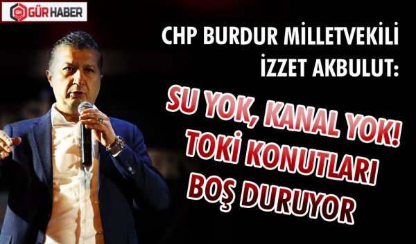 SU YOK, KANAL YOK! TOKİ KONUTLARI BOŞ DURUYOR