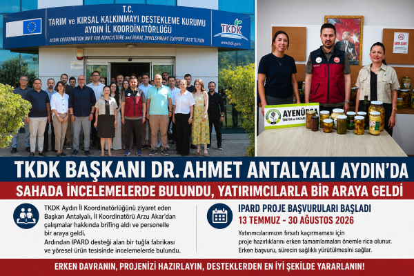 TKDK BAŞKANI ANTALYALI SAHADA
