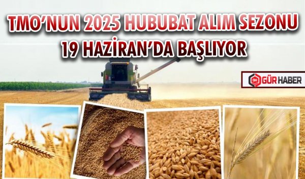 TMO’NUN 2025 HUBUBAT ALIM SEZONU 19 HAZİRAN’DA BAŞLIYOR
