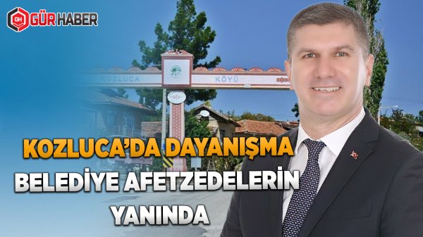 Yangın Sonrası Hızlı Müdahale: Burdur Belediyesi'nden Kozluca'ya Konteyner Desteği