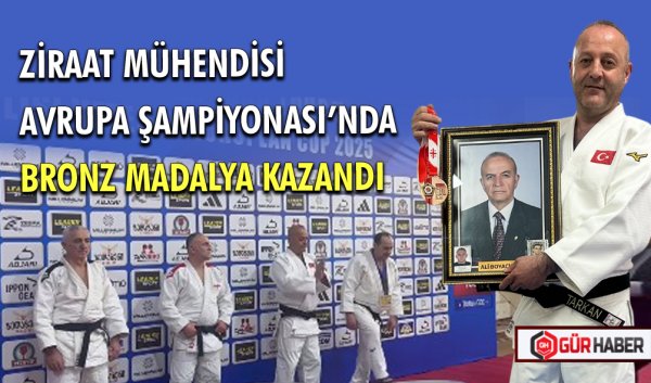 ZİRAAT MÜHENDİSİ AVRUPA ŞAMPİYONASI’NDA BRONZ MADALYA KAZANDI