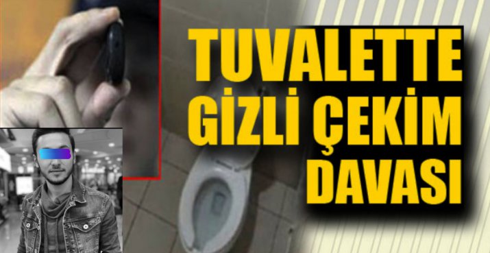 TUVALETTE GİZLİ ÇEKİM