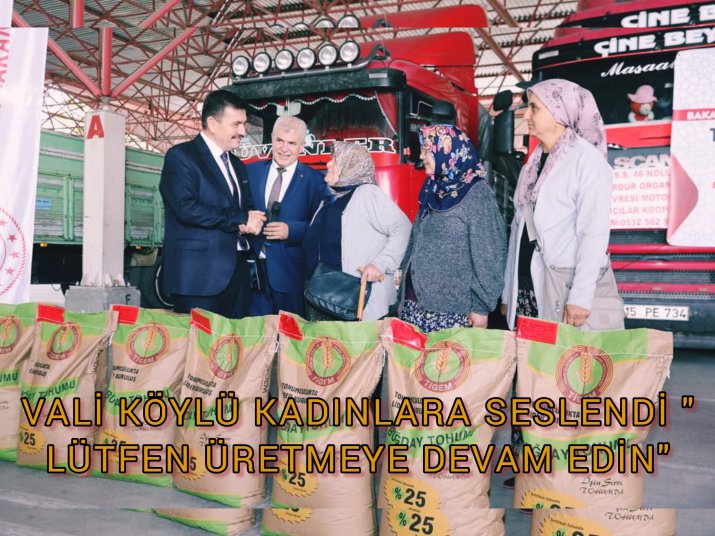 VALİ ARSLANTAŞ KÖYLÜ KADINLARA SESLENDİ