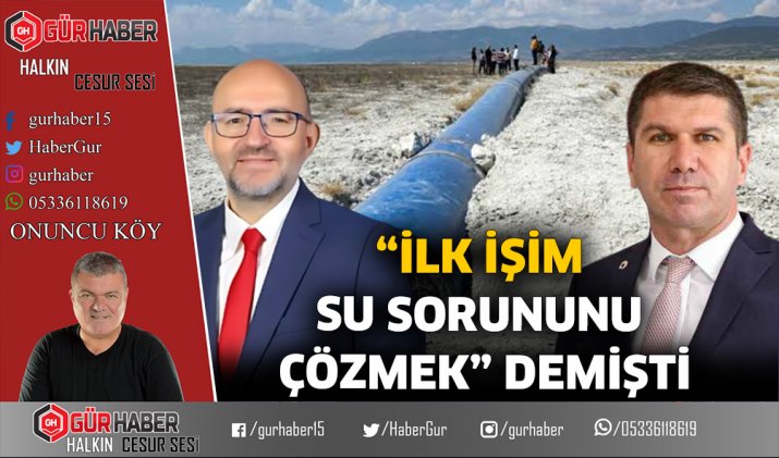 VEKİL KORKMAZ’DAN MÜJDE: SENİR İÇME SUYU PROJESİNDE KREDİ ONAYI ÇIKTI
